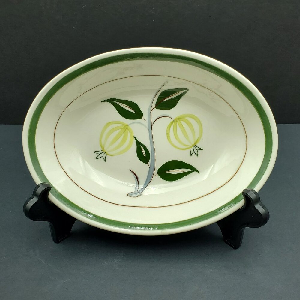 Blue Ridge Southern Potteries Forest Fruit Oval Vegetable Serving Bowl